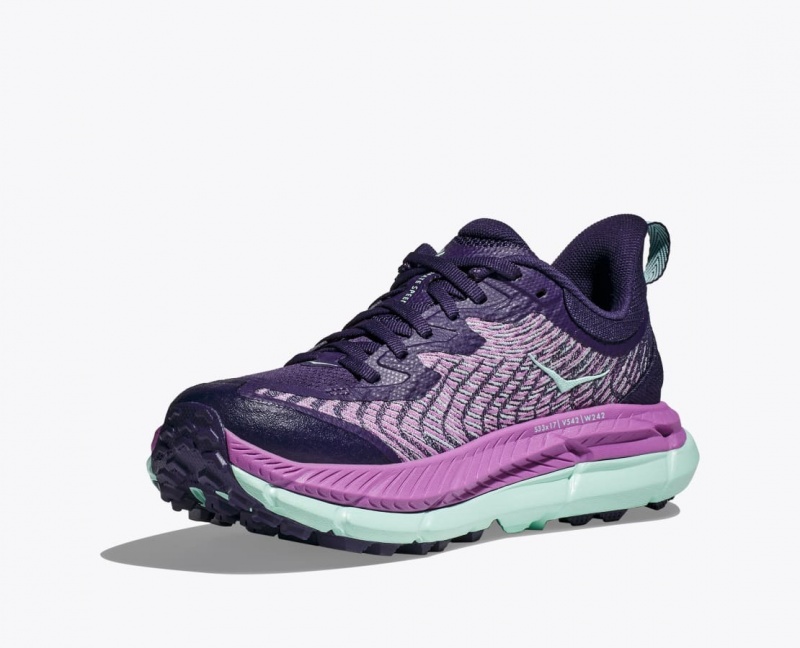 Purple / Pink Women's HOKA Mafate Speed 4 Trail Running Shoes | 7823169-TF