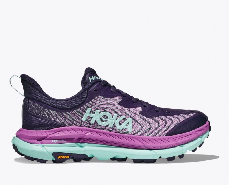 Purple / Pink Women\'s HOKA Mafate Speed 4 Trail Running Shoes | 7823169-TF