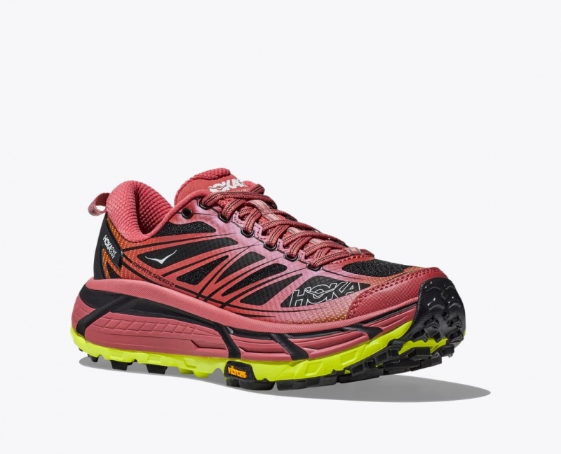 Red Brown / Black Women's HOKA Mafate Speed 2 Sneakers | 8097216-LY