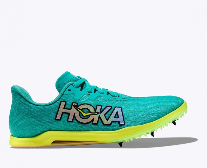 Turquoise Women\'s HOKA Cielo X 2 MD Track Spikes | 3619702-BP