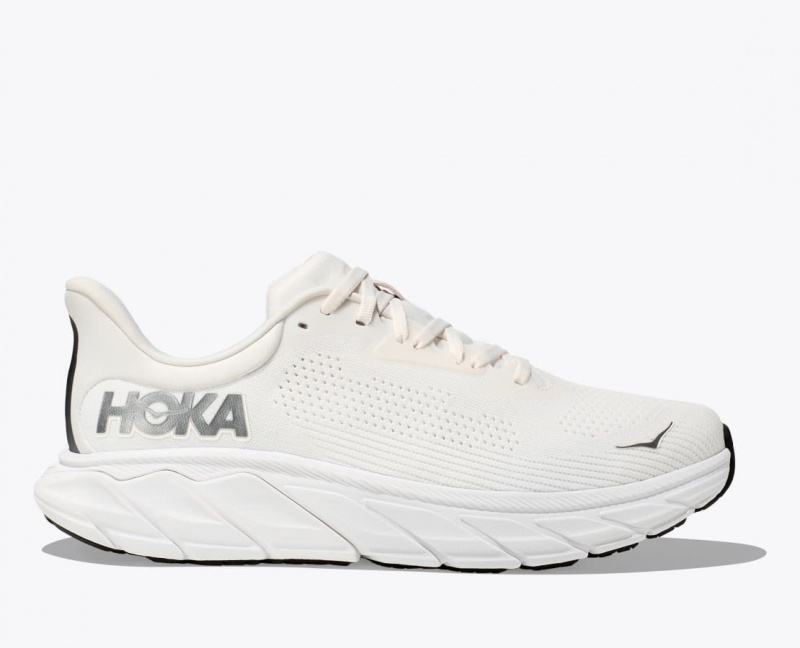 White Men\'s HOKA Arahi 7 Running Shoes | 5917682-ND