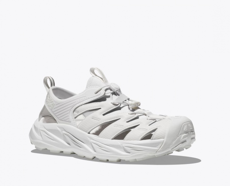 White Men's HOKA Hopara Sandals | 1465093-KX