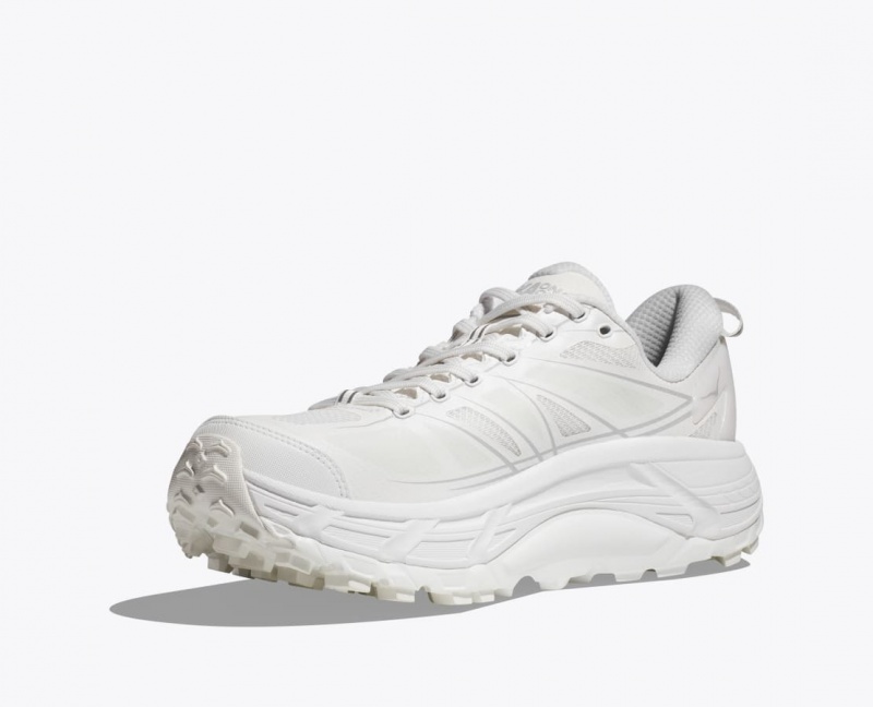 White Women's HOKA Mafate Speed 2 Sneakers | 4768539-DG