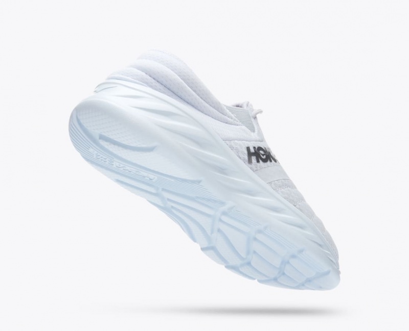 White Women's HOKA Ora Recovery 2 Slip On Shoes | 3824907-FX