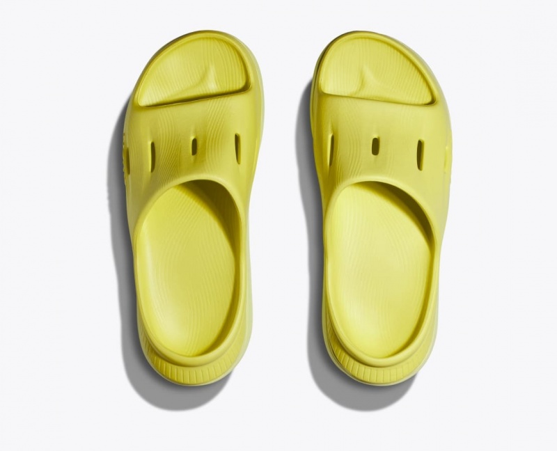 Yellow Kids' HOKA Ora Recovery 3 Slides | 6417852-VK