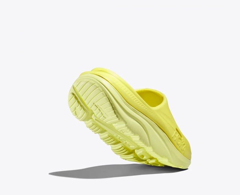 Yellow Kids' HOKA Ora Recovery 3 Slides | 6417852-VK